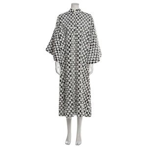 Black and White Texture La Vie Style House Caftan